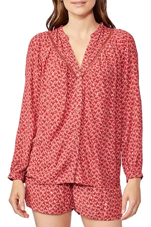 Paige Doris Top Papaya Multi