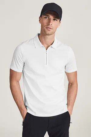Reiss Belfry Polo Shirt White