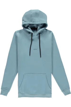 Aspact Back Logo Hoodie Light Blue