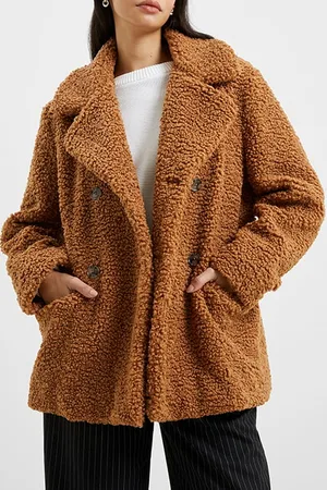 French Connection Iren Borg Peacoat Brown