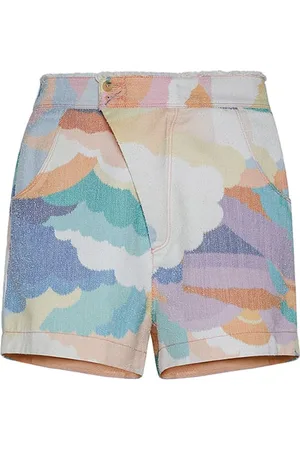 FORTE FORTE Forte Forte "up Above In The Sky" Jacquard Shorts Morning