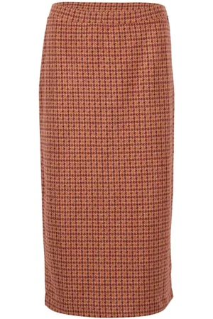 River Woods Skirt Jacquard Orange