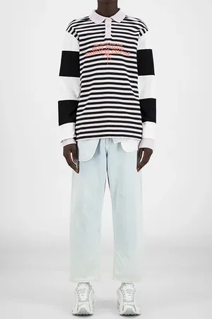 Daily paper Pink Black Striped Hapolo Longsleeve