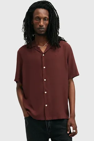 AllSaints Venice Ss Shirt Moretti Red
