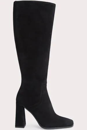 By Far Tia Black Suede Leather Black