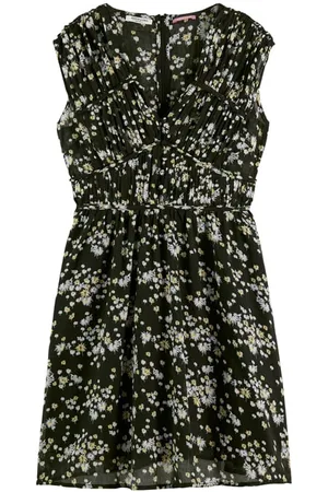 Scotch&Soda Draped Mini Dress Dandelion Black
