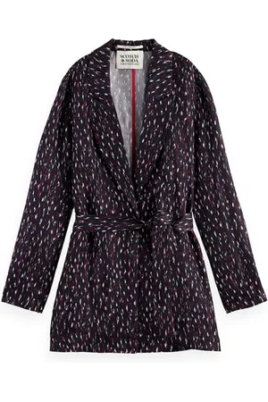 Scotch&Soda Printed Drapey Blazer Ikat Rain