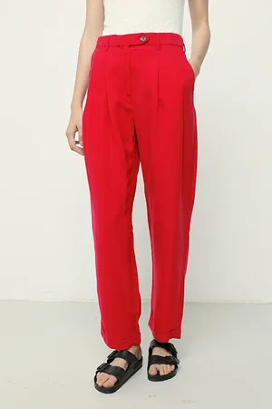 American Vintage Low Waist City Trousers Volcan