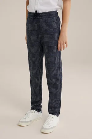 WE Fashion Pantalon Blended Dark Grey