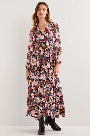 Boden Metallic Detail Maxi Dress Mul