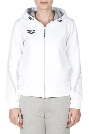 Arena W Tl Hooded Jacket White