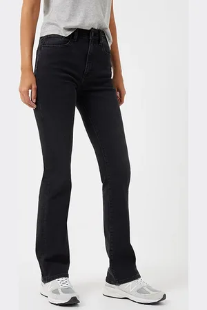 French Connection Stretch Demi Boot Fu Black