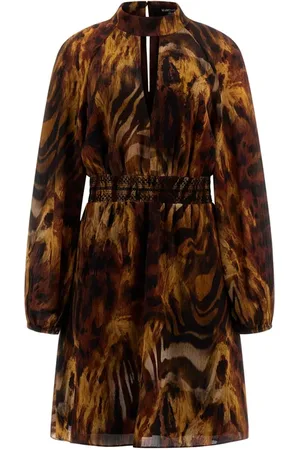 Guess GUESS Liquid Gold Short Dress Liquid Gold Print