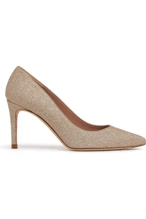 LK Bennett Floret Single Sole Point Gold