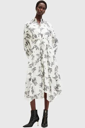 AllSaints Skye Dress Maria Off White