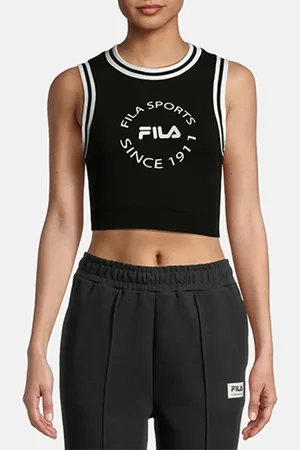 Fila Lekki Graphic Bra Top Black