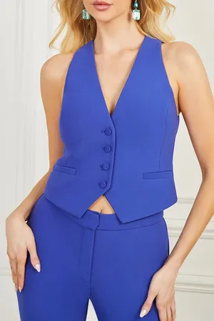 Guess GUESS Jacqueline Vest Jewel Blue A718