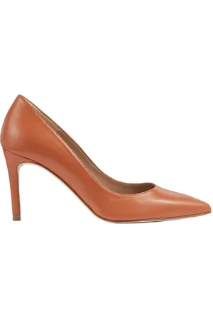 LK Bennett Floret Court Heel Burnt Orange