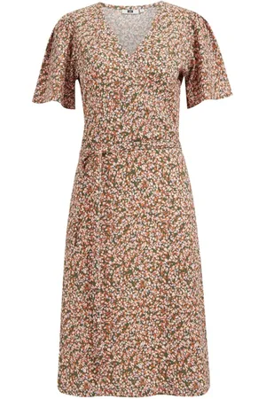WE Fashion Dress Midi Army Green