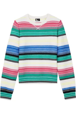 The Kooples Pull Col Rond Avec Degrade De Couleurs Multicolor