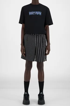 Daily paper Black Striped Hori Shorts