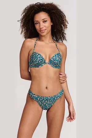Shiwi Ladies Luca Bikini Set Tropical Tiger Tropic Green