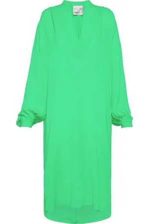 FORTE FORTE Forte Forte Eco Friendly Viscose Georgette Long Sleeves Dress Mojito