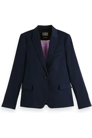 Scotch&Soda Classic Single Breasted Tailored Blazer Night