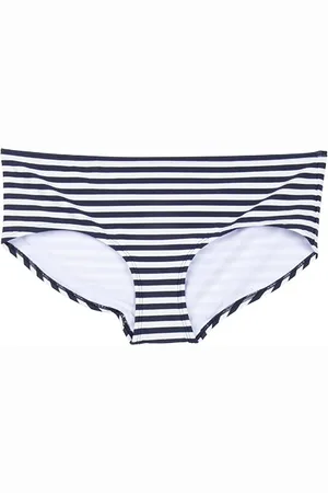 Boden Bikini Shorts Navy/ivory Stripe