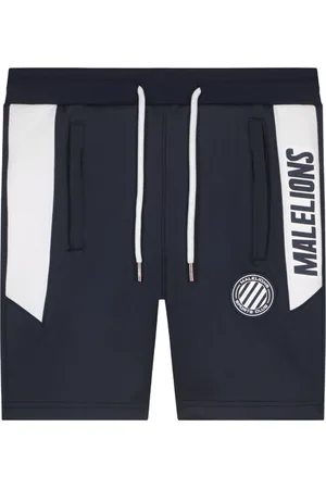 Malelions Junior Sport Coach Short Navy/white