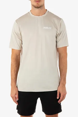 Hurley H2o Dri Outback Short Sleeve Top Bone