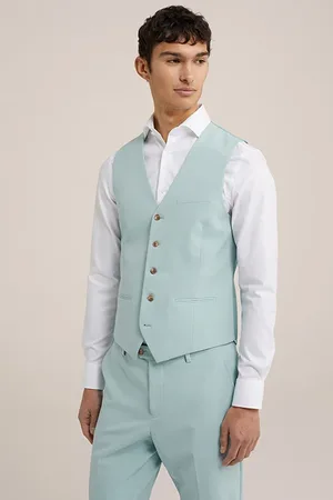 WE Fashion Waistcoat Pastel Blue