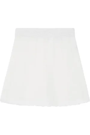 The Kooples Pleated Skirt White