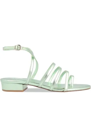 By Far Helen Metallic Light Green
