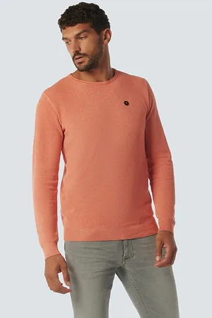 No Excess Pullover Crewneck 2 Coloured Jacquard Melon