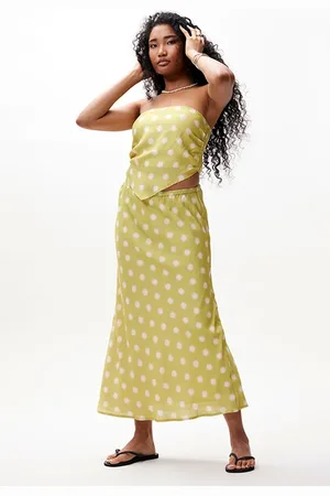 Catwalk Junkie Fluid Strap Skirt Palm