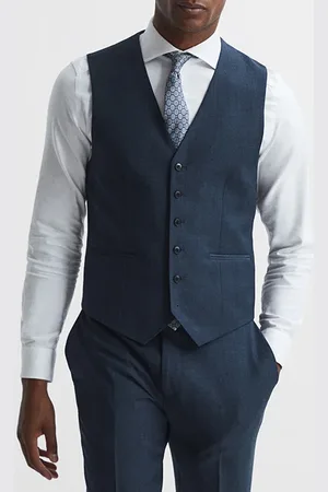 Reiss Ease Waistcoat Navy