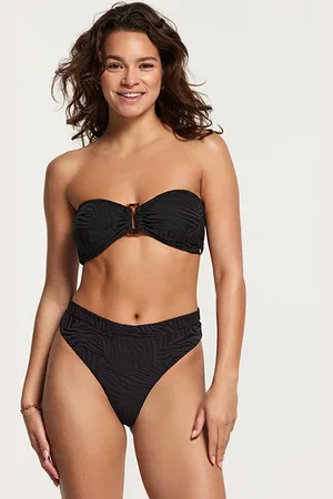 Shiwi Zoe Bikini Set Bermuda Tiger Structure Black