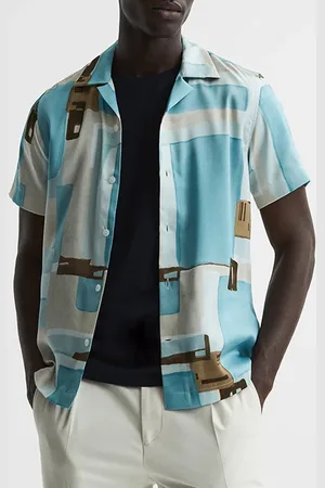 Reiss Deekay Casual Shirt Blue