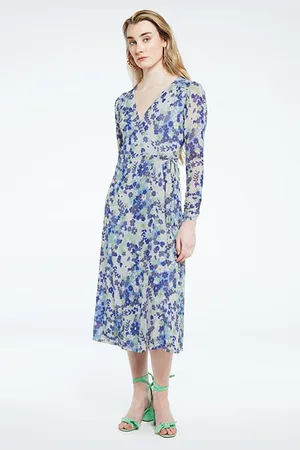 Fabienne Chapot Natalie Dress Riad Blue/holy Guaca