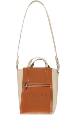 10 days Mini Box Bag Saddle Brown