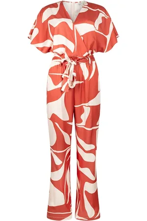ANOTHER LABEL Nena Jumpsuit Graphic Ginger