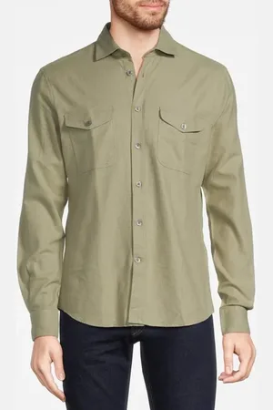 Reiss Heavy Casual Shirt Apple