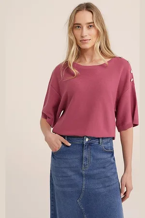 WE Fashion Knitted Pullover Old Rose