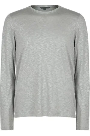 John Varvatos Regular Fit Ls Slub Yarn Crew Griffin Grey