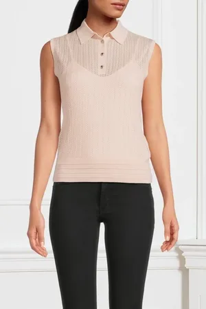 Guess GUESS Janet Swtr Sl Polo Blush Breeze