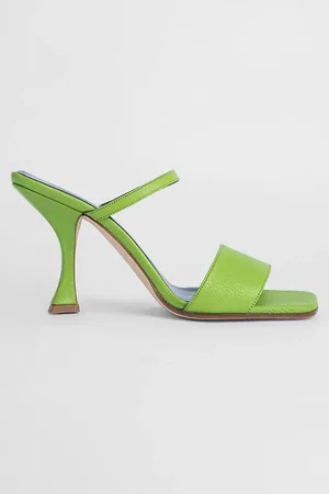By Far Nayla Pistachio Grained Leather Pistachio