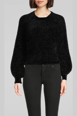 Bella Dahl Bishop Sleeve Tie Front Top Black