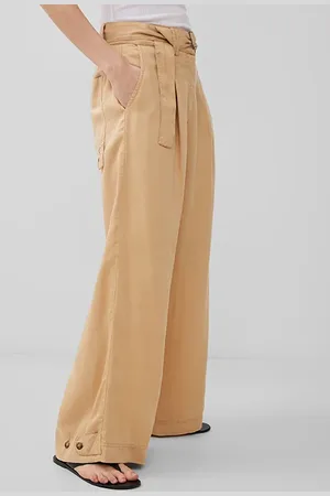 French Connection Elkie Twill Trouser Brown
