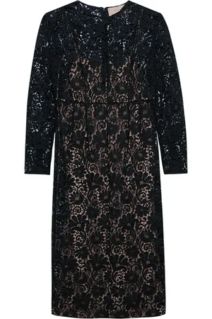 Elena Miro MacramÉ Dress Black